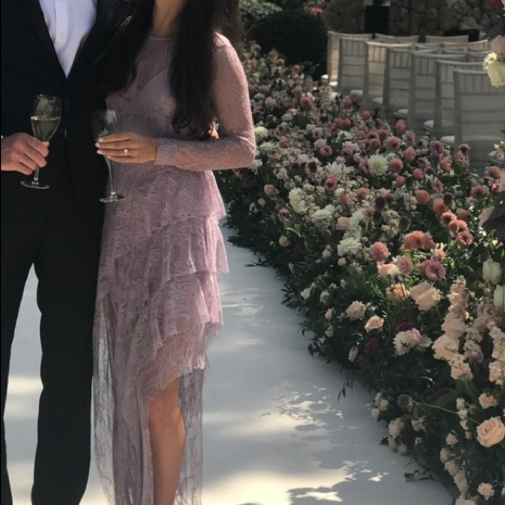 AFRM Purple lace dress